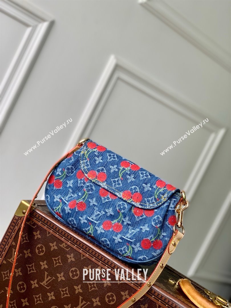 Louis Vuitton LV x TM Sunset Bag in Monogram Cherry Denim M13680 2025 (K-25061404)