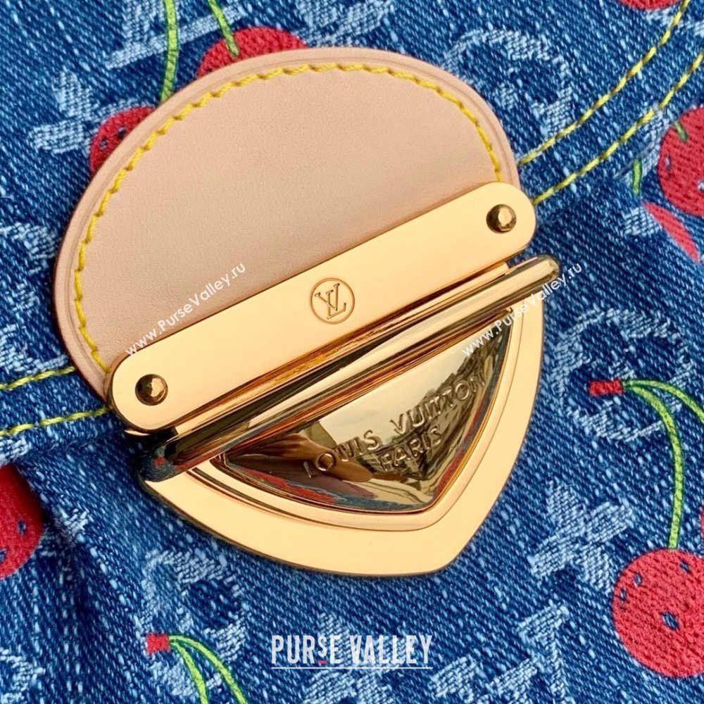 Louis Vuitton LV x TM Sunset Bag in Monogram Cherry Denim M13680 2025 (K-25061404)