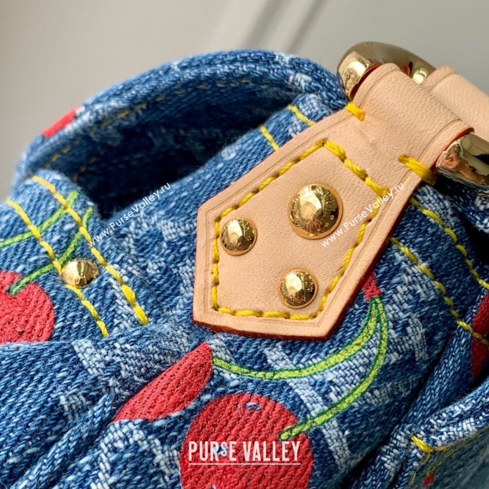 Louis Vuitton LV x TM Sunset Bag in Monogram Cherry Denim M13680 2025 (K-25061404)