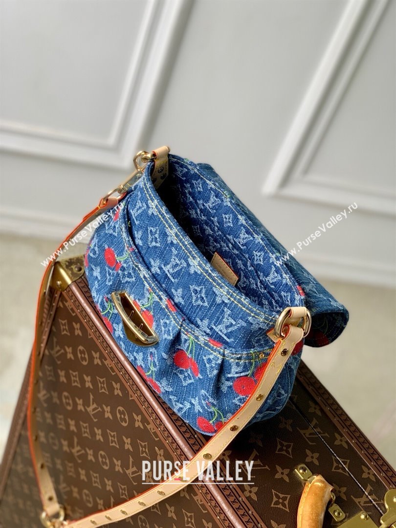 Louis Vuitton LV x TM Sunset Bag in Monogram Cherry Denim M13680 2025 (K-25061404)