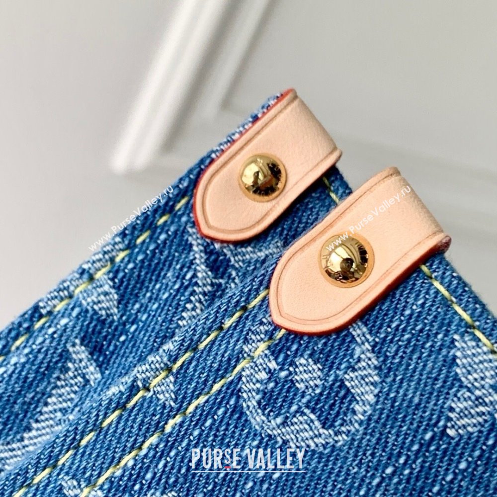 Louis Vuitton OnTheGo PM Tote Bag in Monogram Denim M14633 2025 (K-25061406)