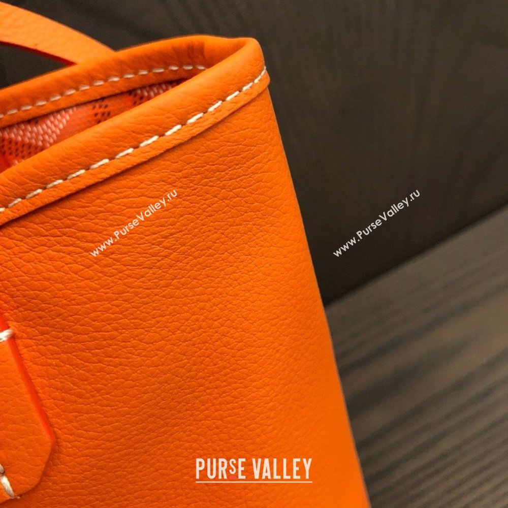 Goyard Anjou Mini Tote Bag 2321 Orange 2025 Top (ZH-25061601)