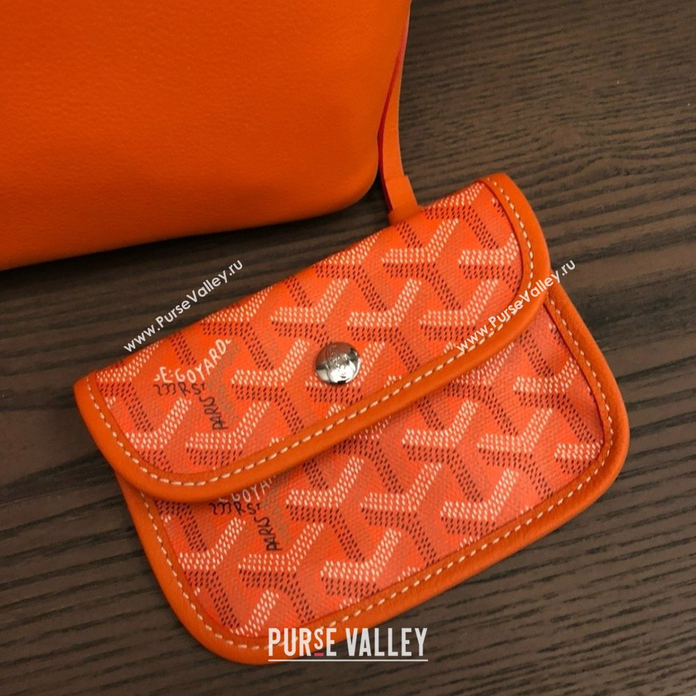Goyard Anjou Mini Tote Bag 2321 Orange 2025 Top (ZH-25061601)