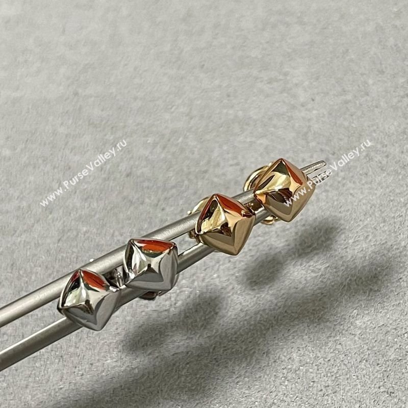 Hermes Clou dH Studs Earrings Silver/Gold 2025 0619 (YF-250619015)