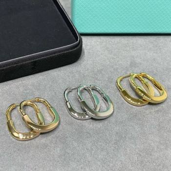 Tiffany Lock Medium Earrings with Half Strass 2025 0619 (YF-250619054)