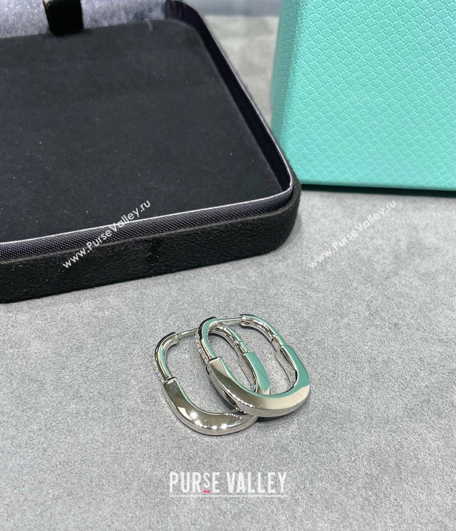 Tiffany Lock Medium Earrings with Half Strass 2025 0619 (YF-250619054)