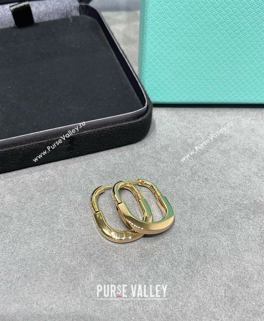 Tiffany Lock Medium Earrings with Half Strass 2025 0619 (YF-250619054)