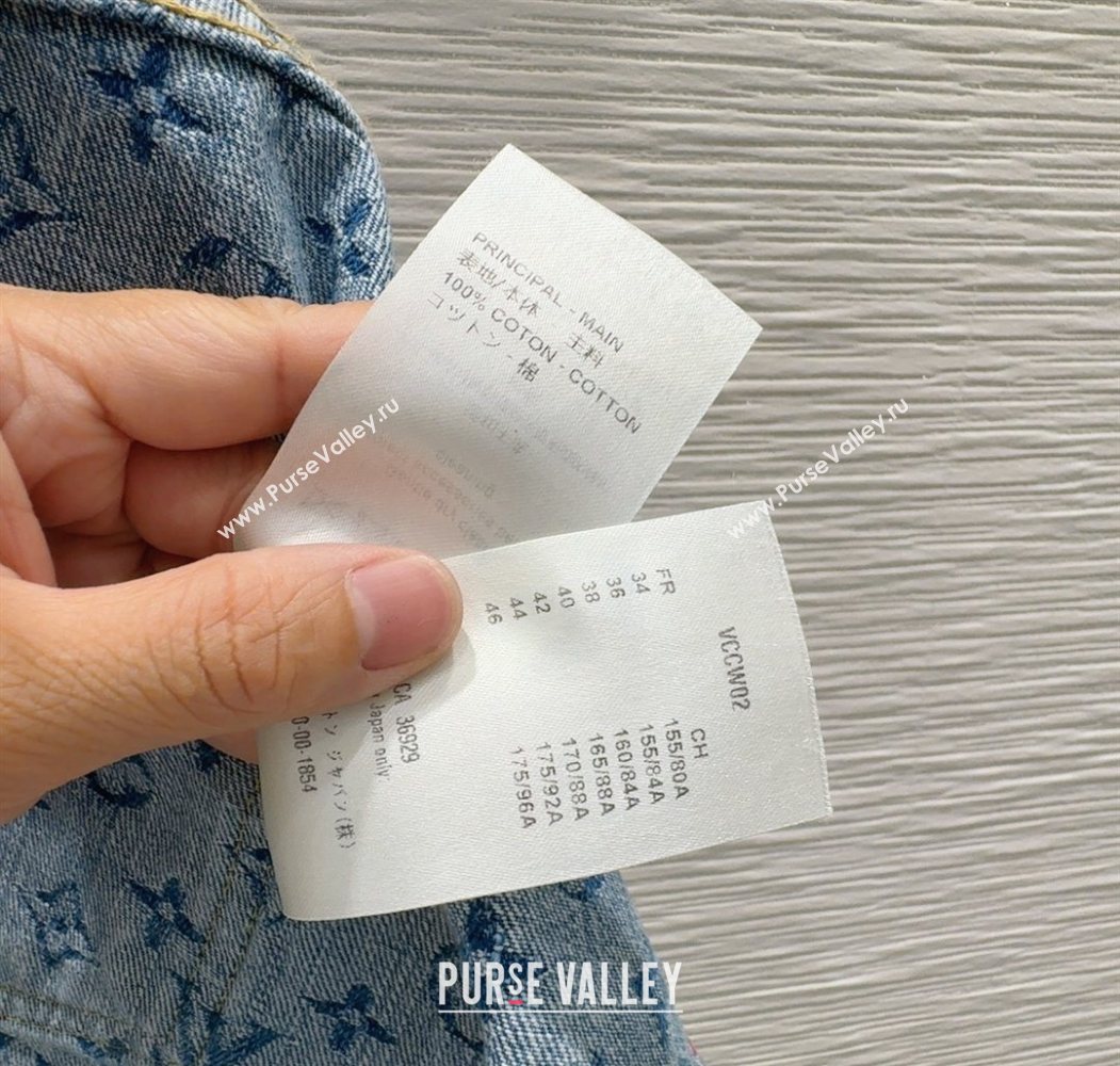 LV x TM Cherry Denim Mini Skirt LT061928 2025 (QI-250620004)