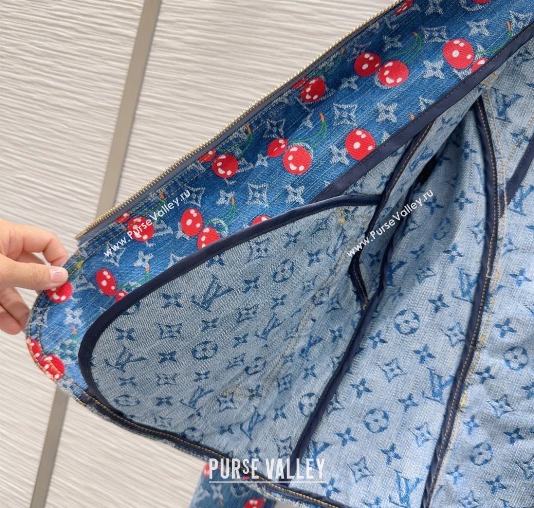 LV x TM Cherry Denim Jacket LT061928 2025 (QI-250620006)