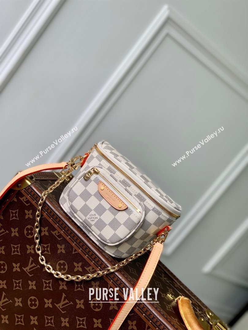 Louis Vuitton Mini Bumbag in Damier Azur Canvas N00130 2025 (K-25062401)