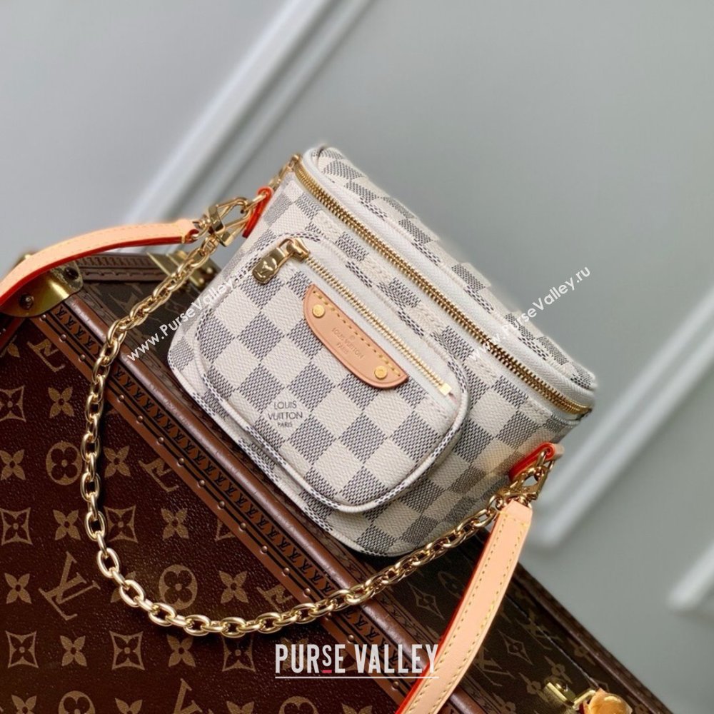 Louis Vuitton Mini Bumbag in Damier Azur Canvas N00130 2025 (K-25062401)