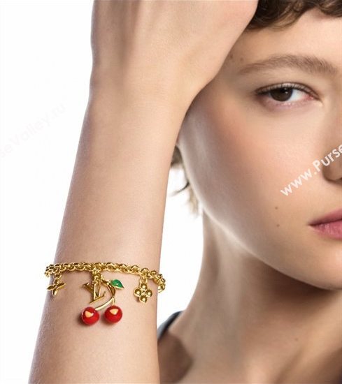 LV X TM Cerise Bracelet with Cherry LV062701 2025 (YF-25062701)