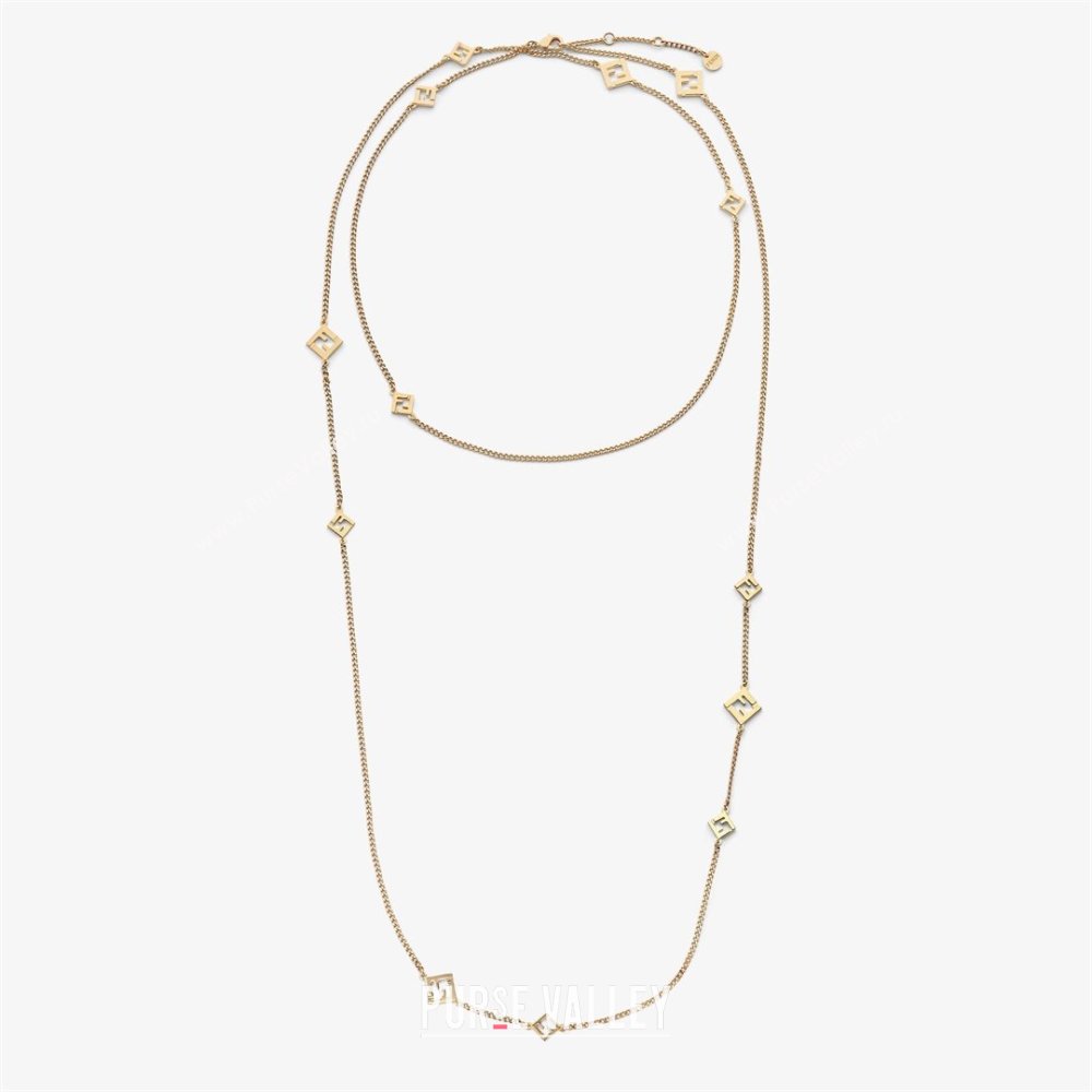 Fendi Forever Fendi Necklace F070212 Gold 2025 (YF-25070212)