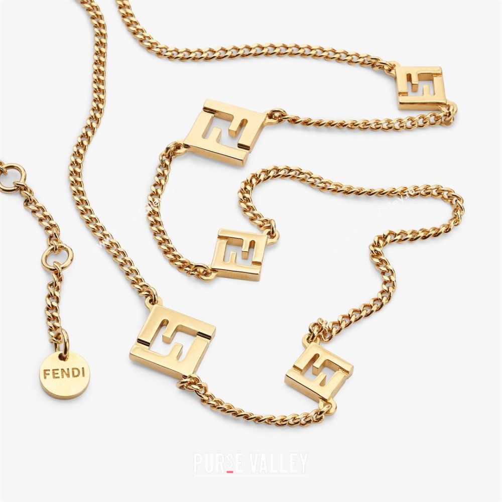 Fendi Forever Fendi Necklace F070212 Gold 2025 (YF-25070212)