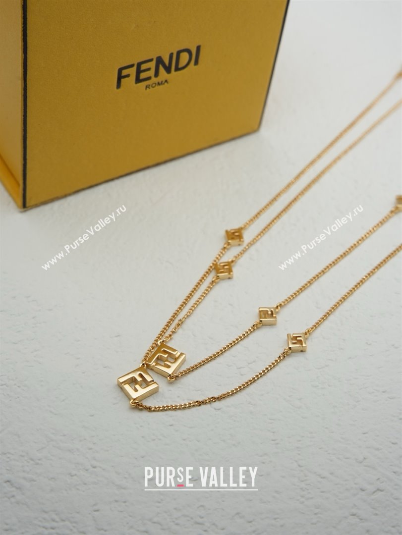 Fendi Forever Fendi Necklace F070212 Gold 2025 (YF-25070212)