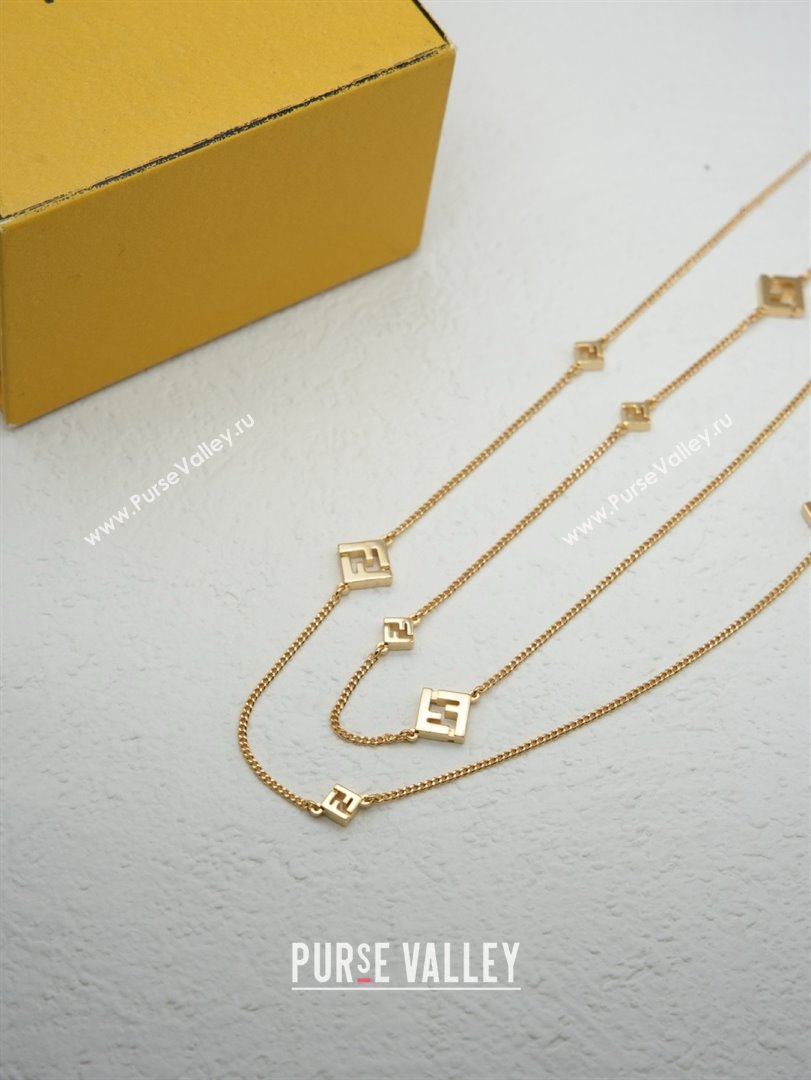 Fendi Forever Fendi Necklace F070212 Gold 2025 (YF-25070212)