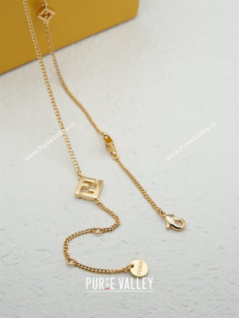 Fendi Forever Fendi Necklace F070212 Gold 2025 (YF-25070212)