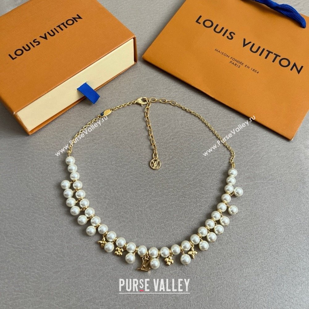 Louis Vuitton Pearls Necklace LV070218 2025 (YF-25070218)