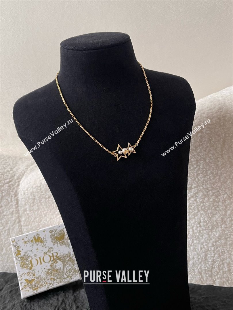 Dior Star Necklace D070301 Gold 2025 (YF-25070301)