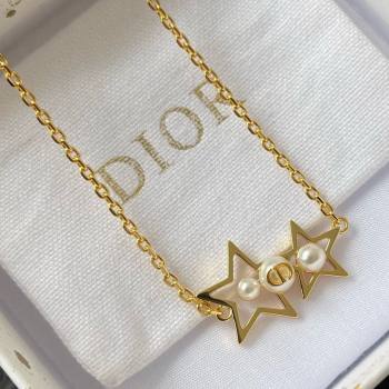 Dior Star Necklace D070301 Gold 2025 (YF-25070301)