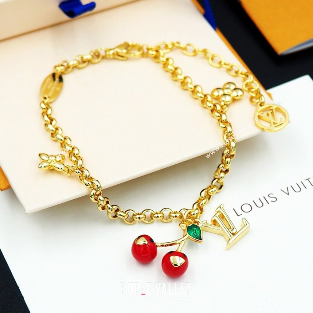 LV X TM Cerise Bracelet with Cherry LV062701 2025 (YF-25062701)