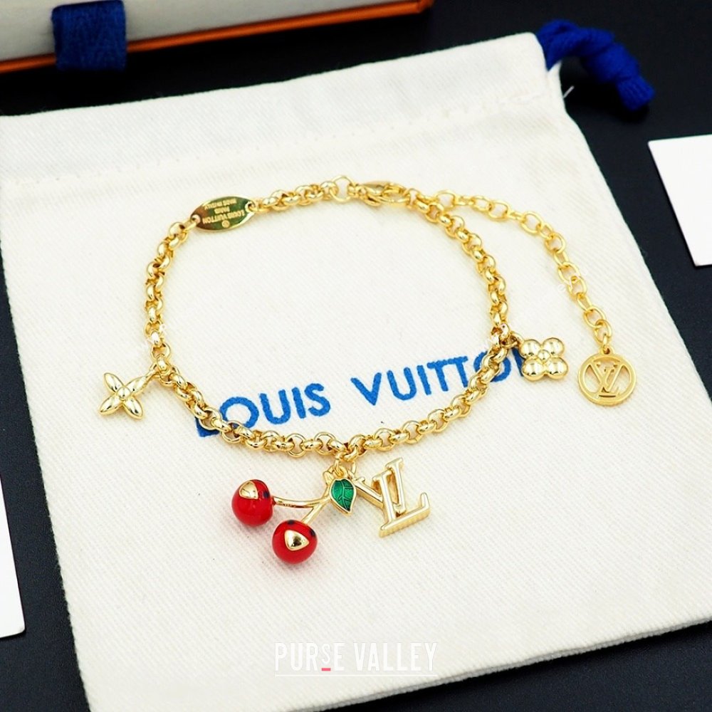 LV X TM Cerise Bracelet with Cherry LV062701 2025 (YF-25062701)
