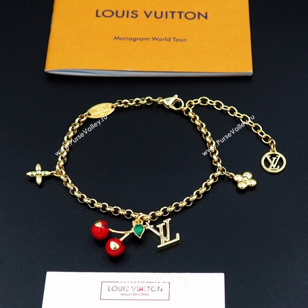 LV X TM Cerise Bracelet with Cherry LV062701 2025 (YF-25062701)