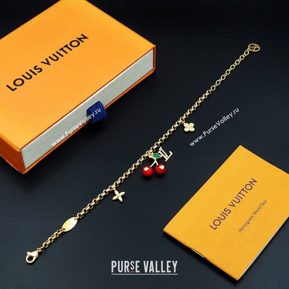 LV X TM Cerise Bracelet with Cherry LV062701 2025 (YF-25062701)