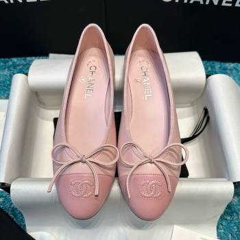 Chanel Lambskin Ballet Flats CHB070730 Pink 2025 (MD-25070730)