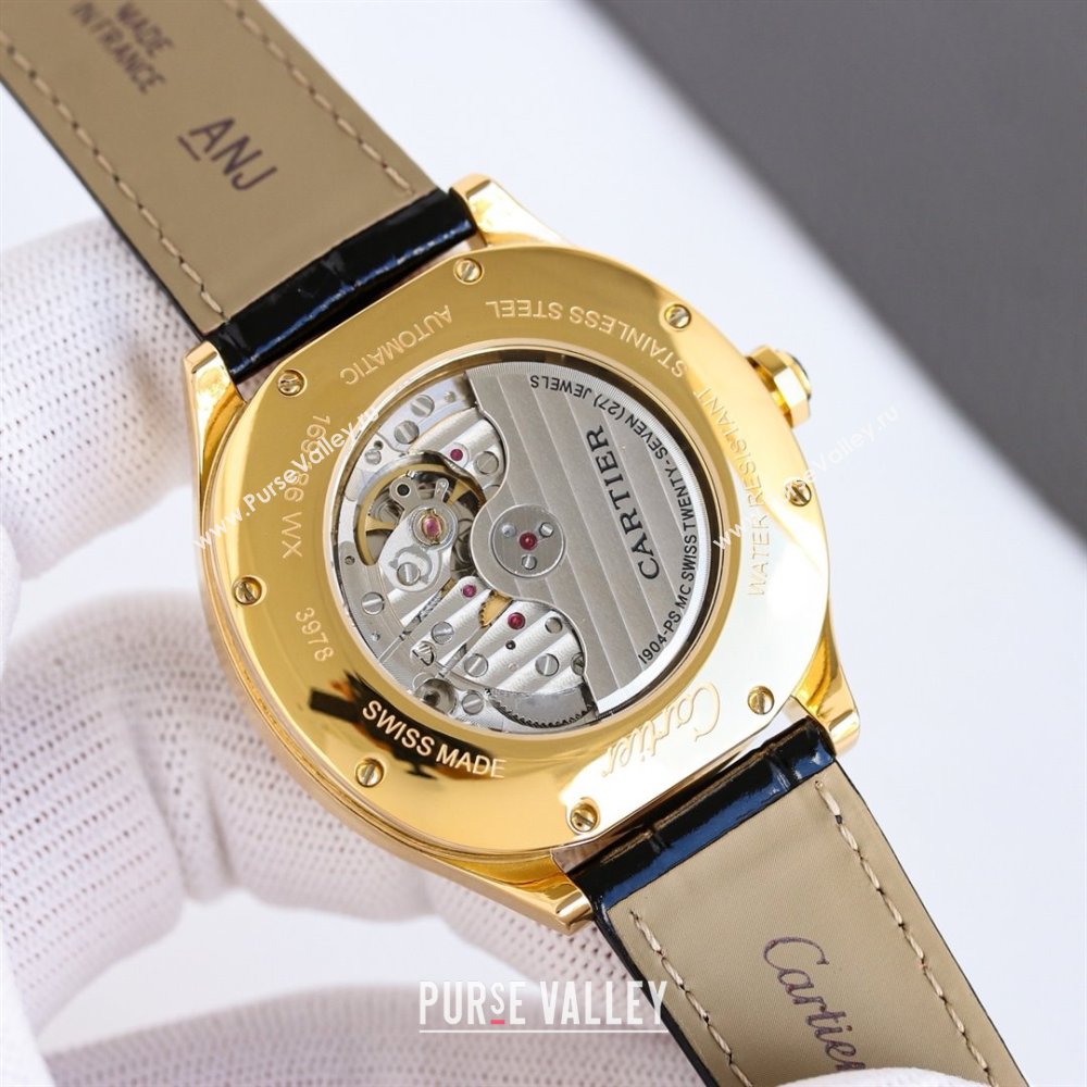 Cartier Drive De Cartier Watch 40x41mm C071107 Brown/White 2025 (XZ-25071107)