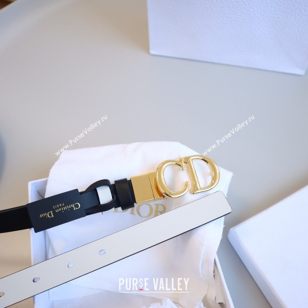 Dior CD Calfskin Belt 2cm C71204 Black 2025 (YANG-25071204)