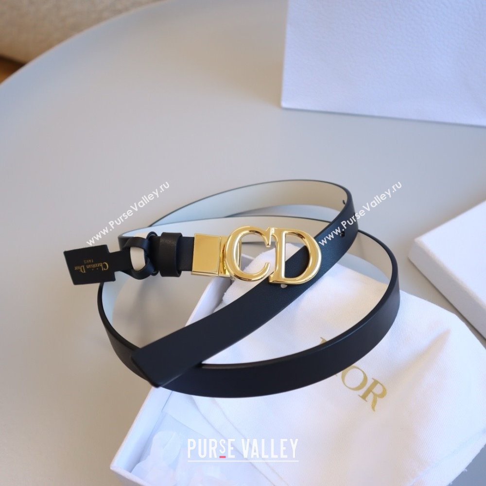 Dior CD Calfskin Belt 2cm C71204 Black 2025 (YANG-25071204)