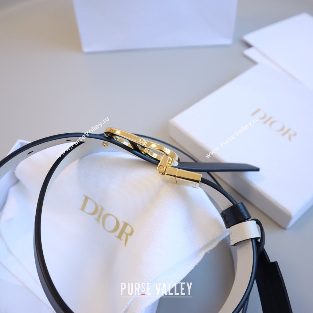 Dior CD Calfskin Belt 2cm C71204 Black 2025 (YANG-25071204)