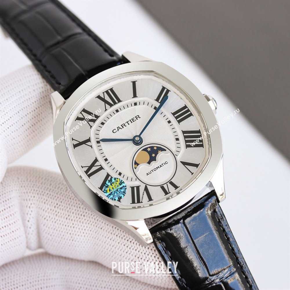 Cartier Drive De Cartier Watch 40x41mm C071106 Black/White 2025 (XZ-25071106)