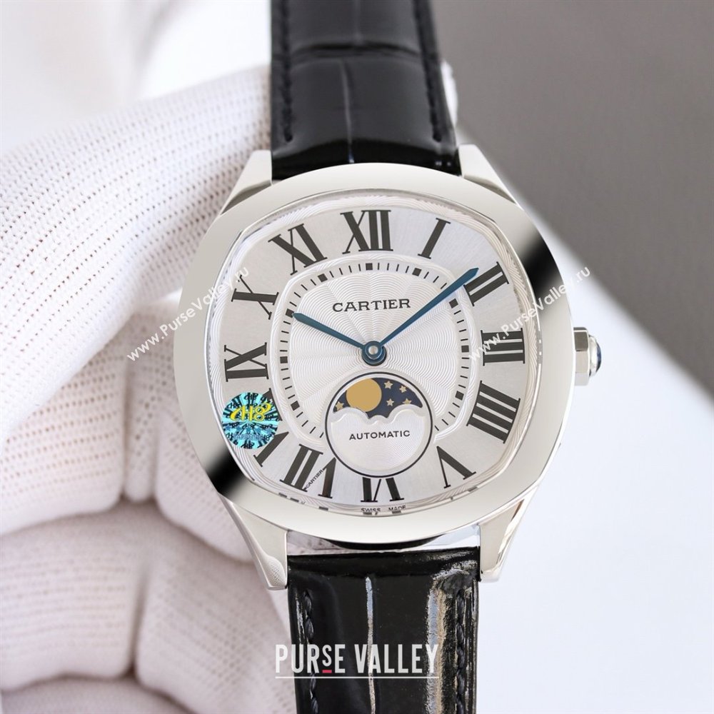 Cartier Drive De Cartier Watch 40x41mm C071106 Black/White 2025 (XZ-25071106)