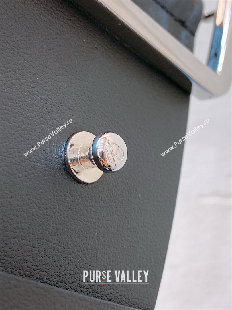 Dior Calfskin Belt 5cm D71123 Black/Silver 2025 (YANG-25071123)