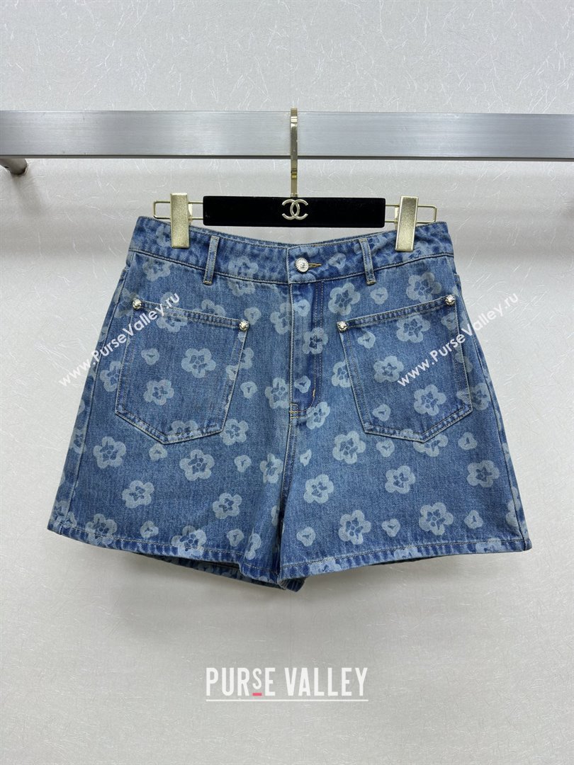 Chanel Denim Shorts CH072507 Blue 2025 (Q-25072507)