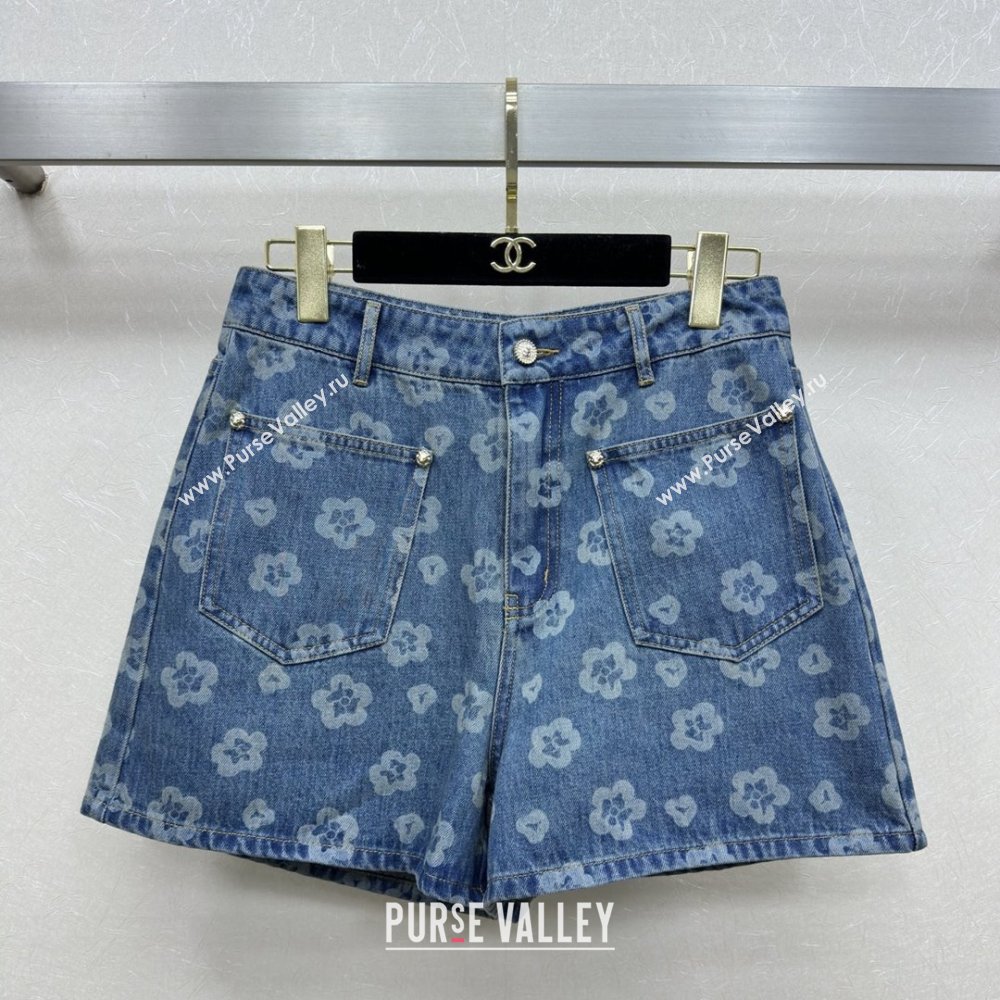 Chanel Denim Shorts CH072507 Blue 2025 (Q-25072507)