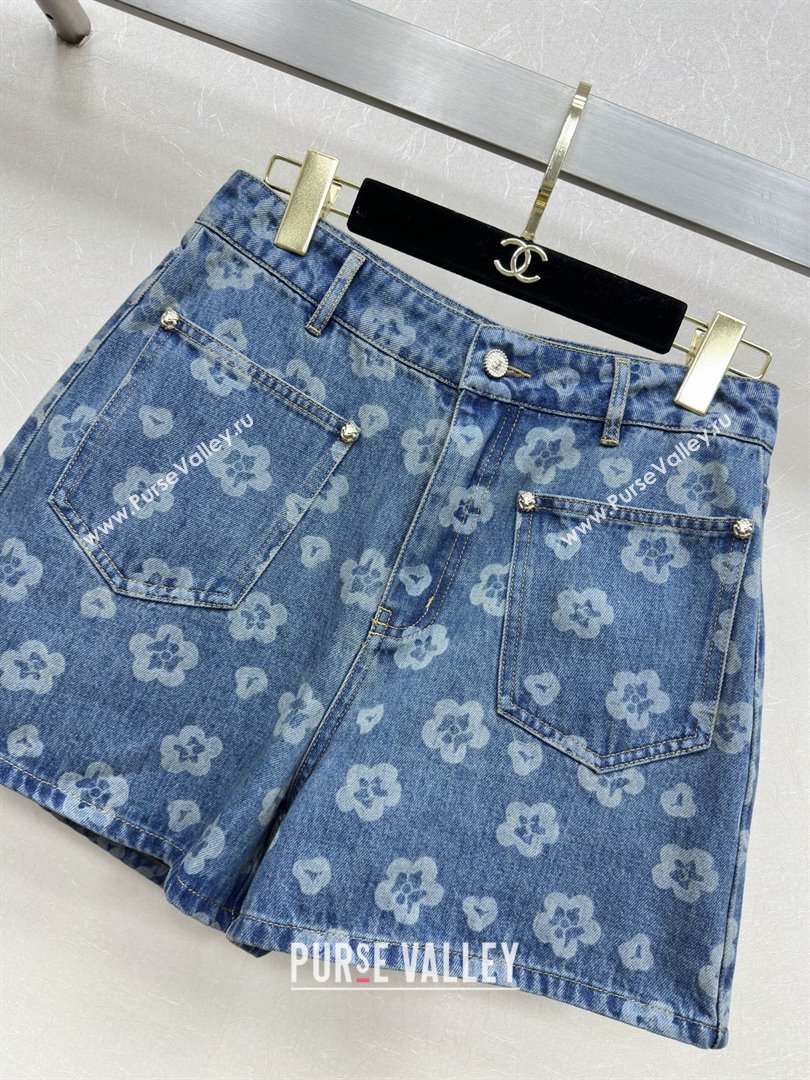 Chanel Denim Shorts CH072507 Blue 2025 (Q-25072507)