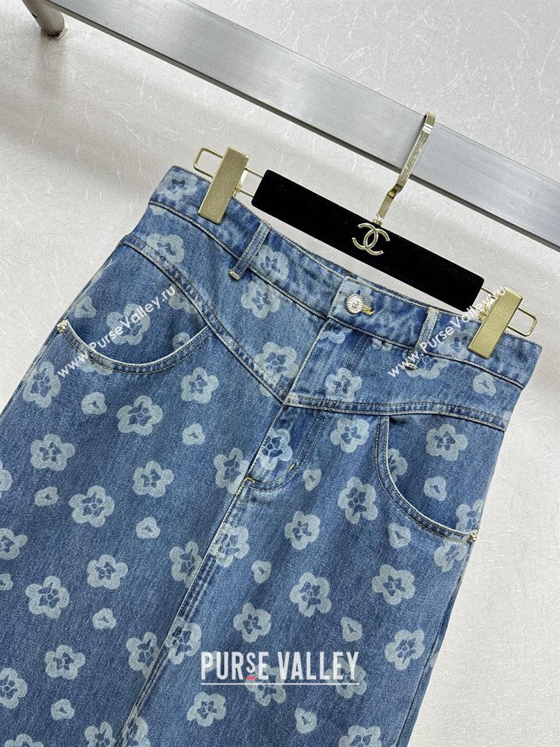 Chanel Denim Skirt CH072508 Blue 2025 (Q-25072508)