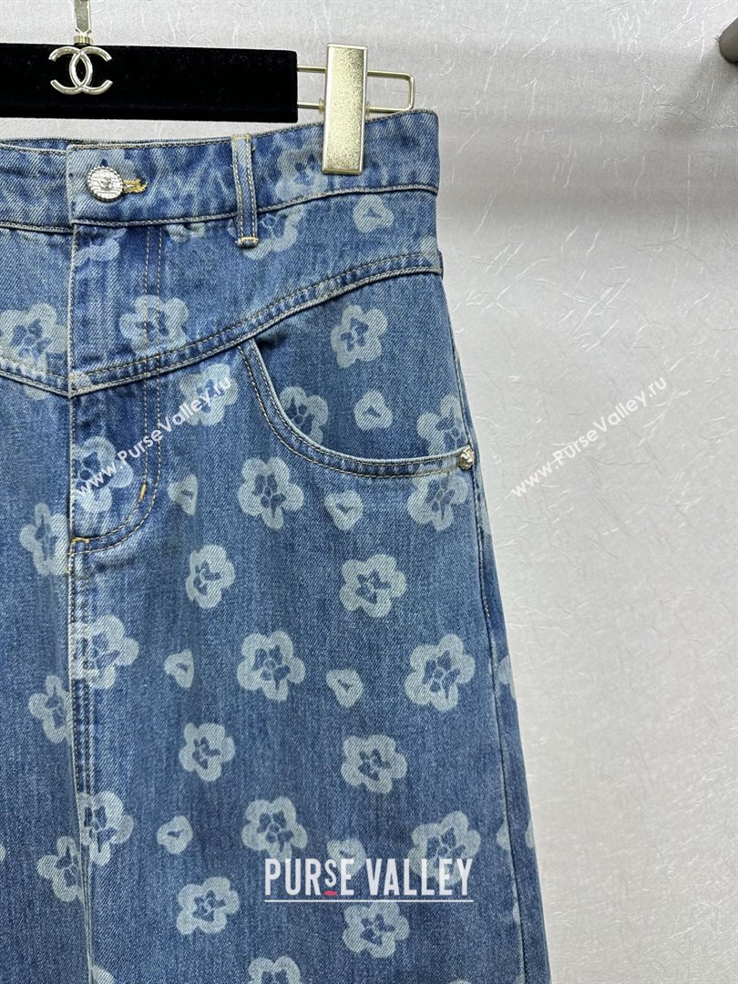 Chanel Denim Skirt CH072508 Blue 2025 (Q-25072508)