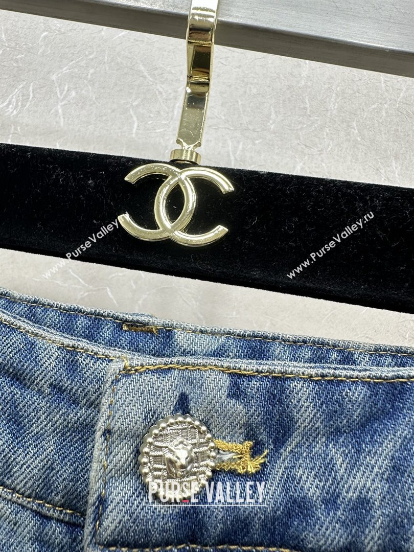 Chanel Denim Skirt CH072508 Blue 2025 (Q-25072508)