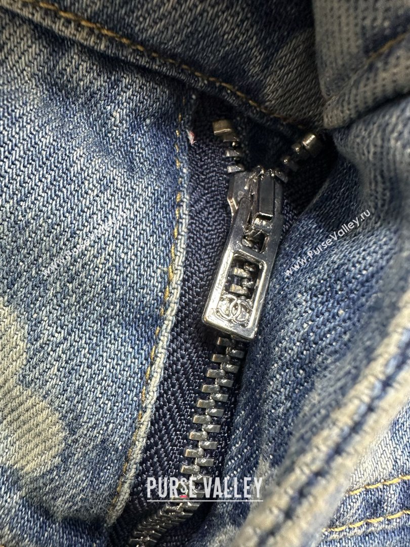 Chanel Denim Skirt CH072508 Blue 2025 (Q-25072508)