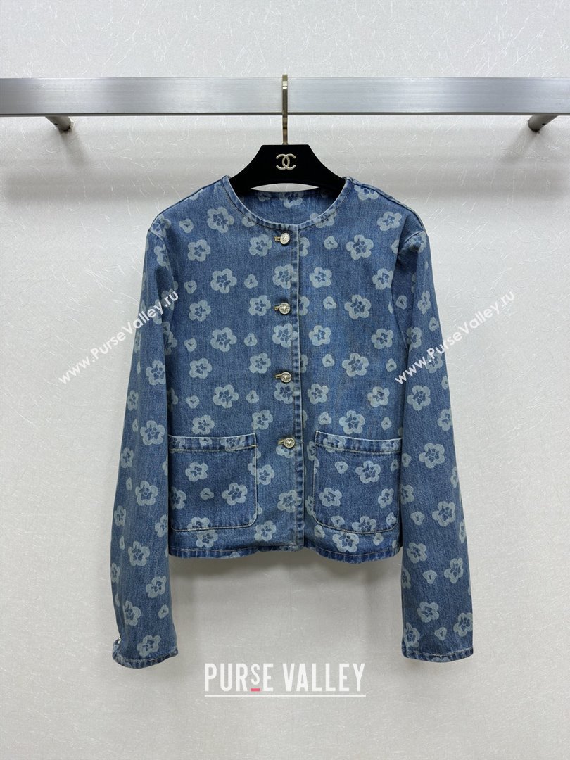 Chanel Denim Jacket CH072510 Blue 2025 (Q-25072510)