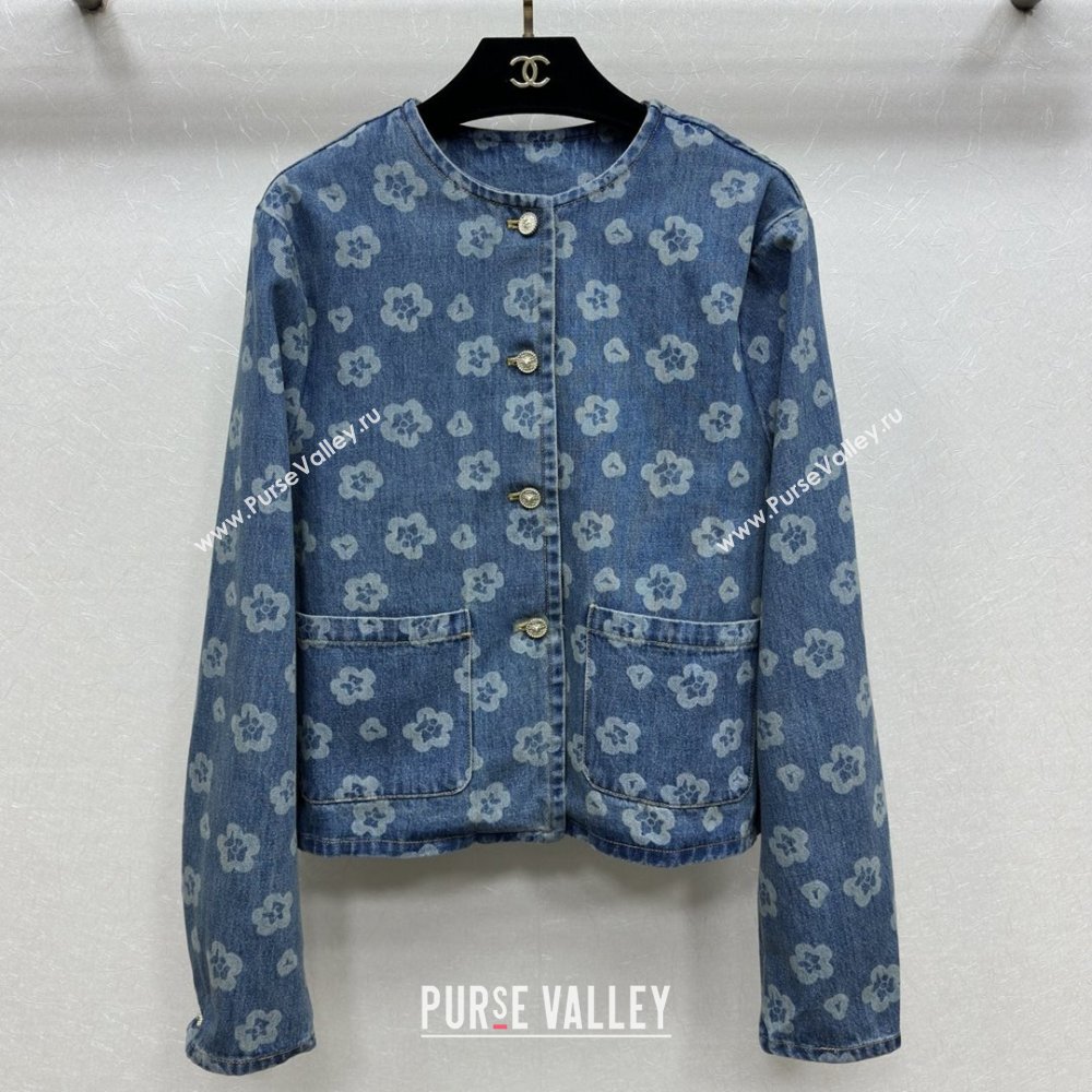 Chanel Denim Jacket CH072510 Blue 2025 (Q-25072510)