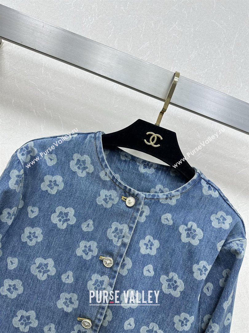 Chanel Denim Jacket CH072510 Blue 2025 (Q-25072510)