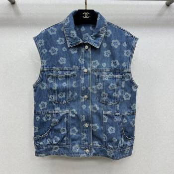 Chanel Denim Vest CH072511 Blue 2025 (Q-25072511)