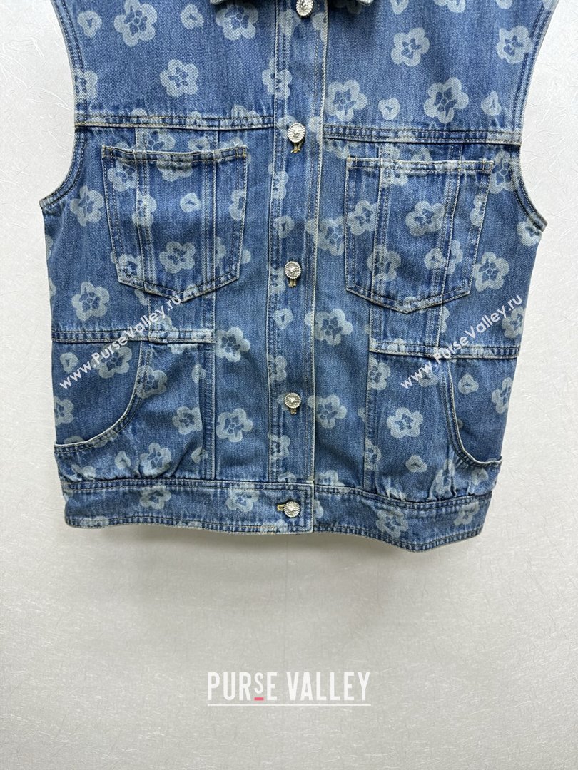 Chanel Denim Vest CH072511 Blue 2025 (Q-25072511)