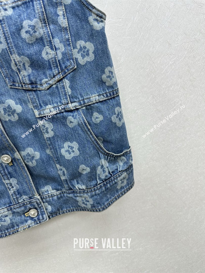 Chanel Denim Vest CH072511 Blue 2025 (Q-25072511)