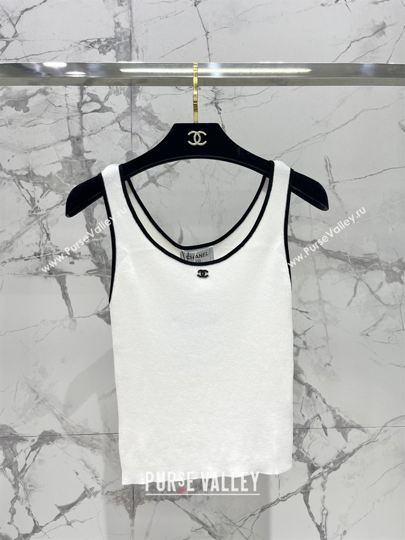 Chanel Knit Vest CH072520 White 2025 (Q-25072520)